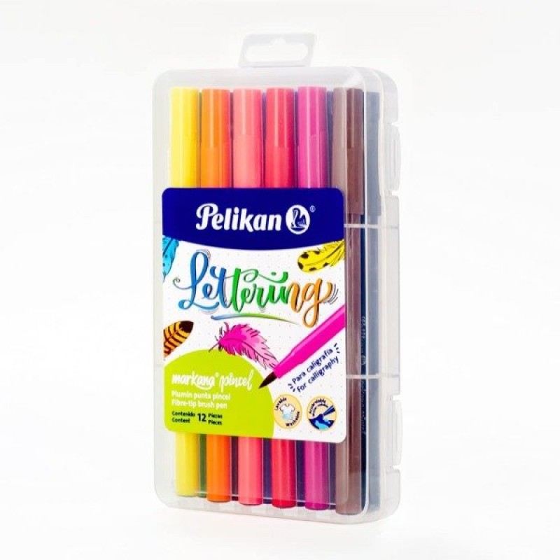 MARCADORES PELIKAN MARKANA LETTERING PINCEL MARCADORES PELIKAN MARKANA LETTERING PINCEL