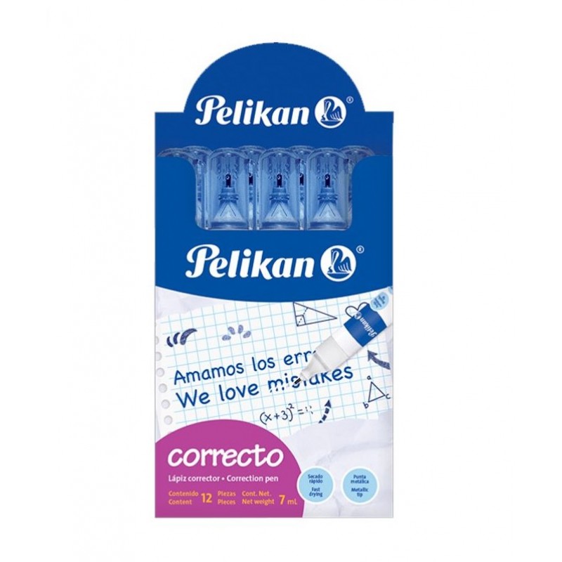 CORRECTOR PELIKAN X 7ML.PUNTA METAL CORRECTOR PELIKAN X 7ML.PUNTA METAL