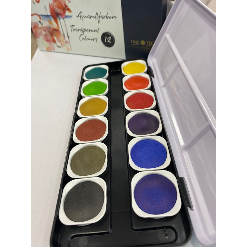 ACUARELAS FINE TEC X12 COLORES ACUARELAS FINE TEC X12 COLORES
