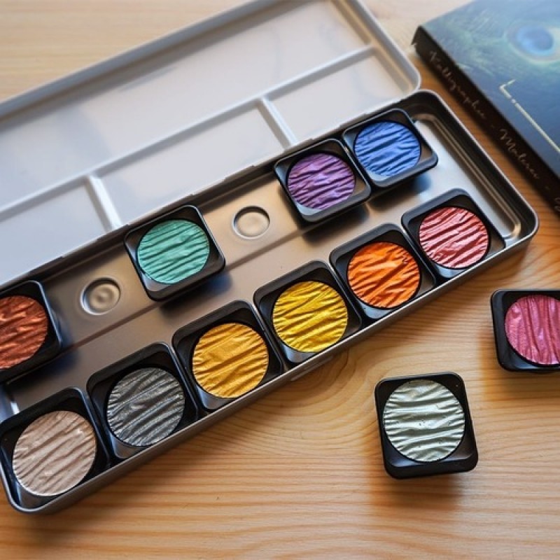 ACUARELAS FINE TEC X12 COLORES METALIZADOS ACUARELAS FINE TEC X12 COLORES METALIZADOS