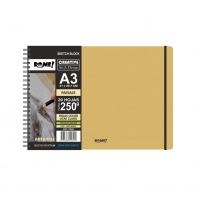 CUADERNO ROME 74031 A3 PAISAJE X20HJS 250GRS LISO NATURALE