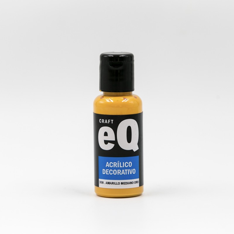 ACRILICO EQ DECORATIVO X50CC. 308 AMARILLO MEDIANO ACRILICO EQ DECORATIVO X50CC. 308 AMARILLO MEDIANO