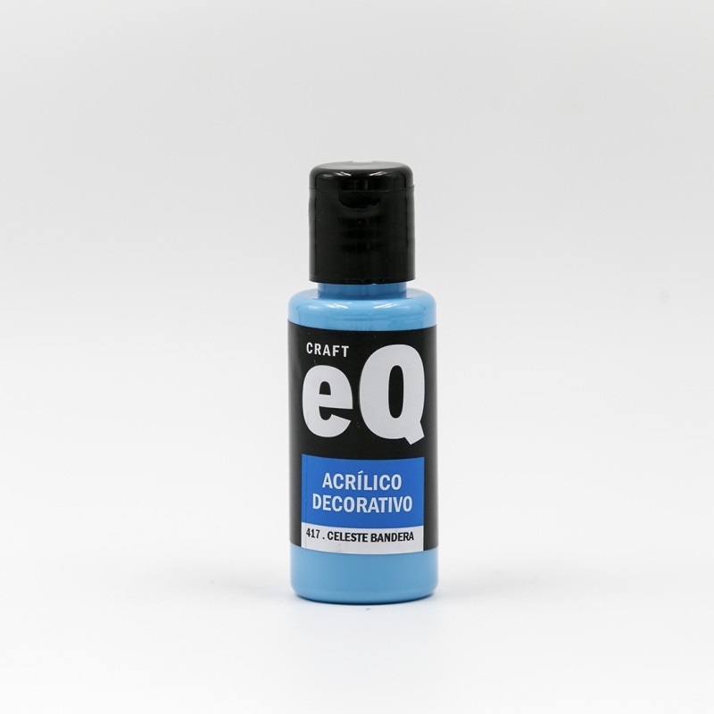 ACRILICO EQ DECORATIVO X50CC. 417 CELESTE BANDERA ACRILICO EQ DECORATIVO X50CC. 417 CELESTE BANDERA