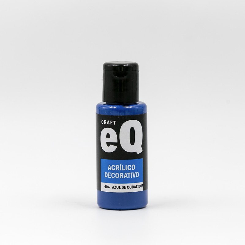 ACRILICO EQ DECORATIVO X50CC. 404 AZUL COBALTO IMIT ACRILICO EQ DECORATIVO X50CC. 404 AZUL COBALTO IMIT