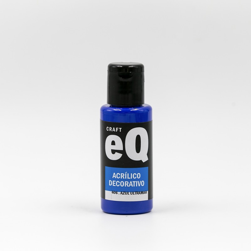 ACRILICO EQ DECORATIVO X50CC. 406 AZUL ULTRAMAR ACRILICO EQ DECORATIVO X50CC. 406 AZUL ULTRAMAR