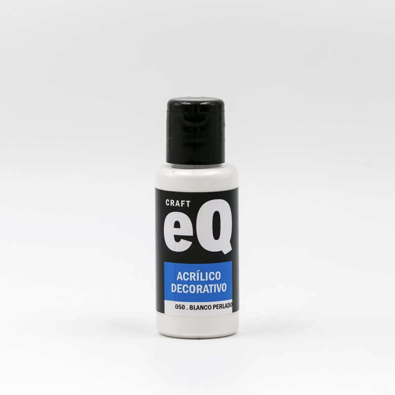 ACRILICO EQ DECORATIVO X50CC. 050 BLANCO PERLADO ACRILICO EQ DECORATIVO X50CC. 050 BLANCO PERLADO