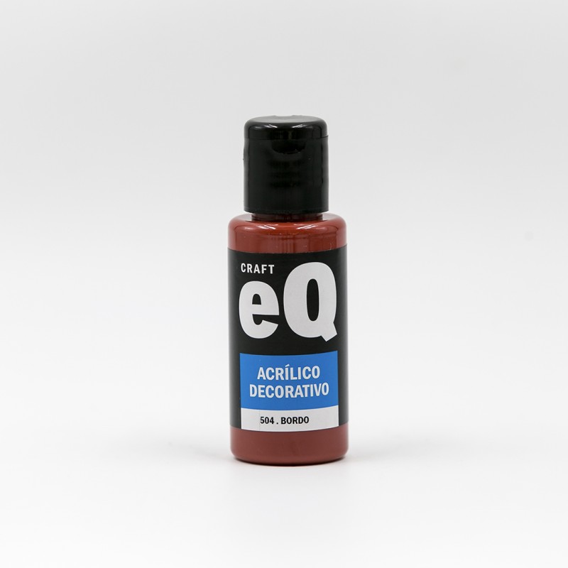 ACRILICO EQ DECORATIVO X50CC. 504 BORDO ACRILICO EQ DECORATIVO X50CC. 504 BORDO