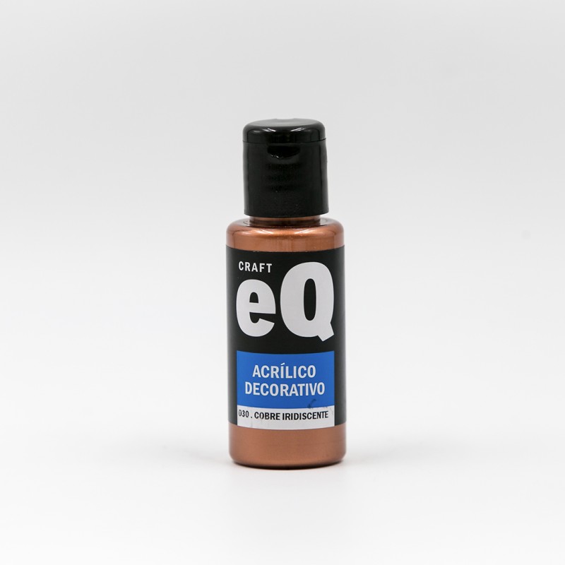 ACRILICO EQ DECORATIVO X50CC. 030 COBRE IRIDISCENTE ACRILICO EQ DECORATIVO X50CC. 030 COBRE IRIDISCENTE