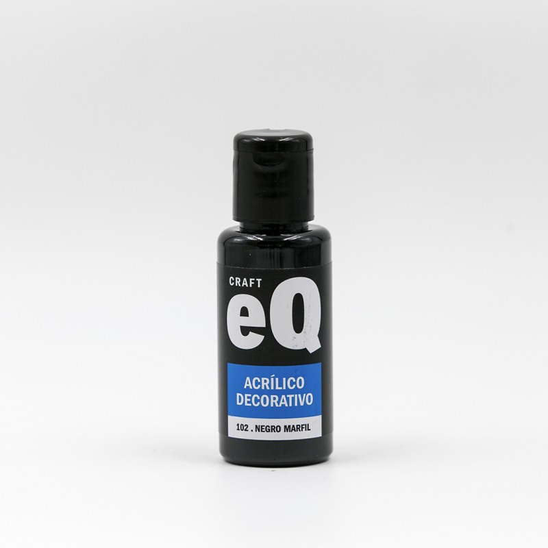 ACRILICO EQ DECORATIVO X50CC. 102 NEGRO MARFIL ACRILICO EQ DECORATIVO X50CC. 102 NEGRO MARFIL