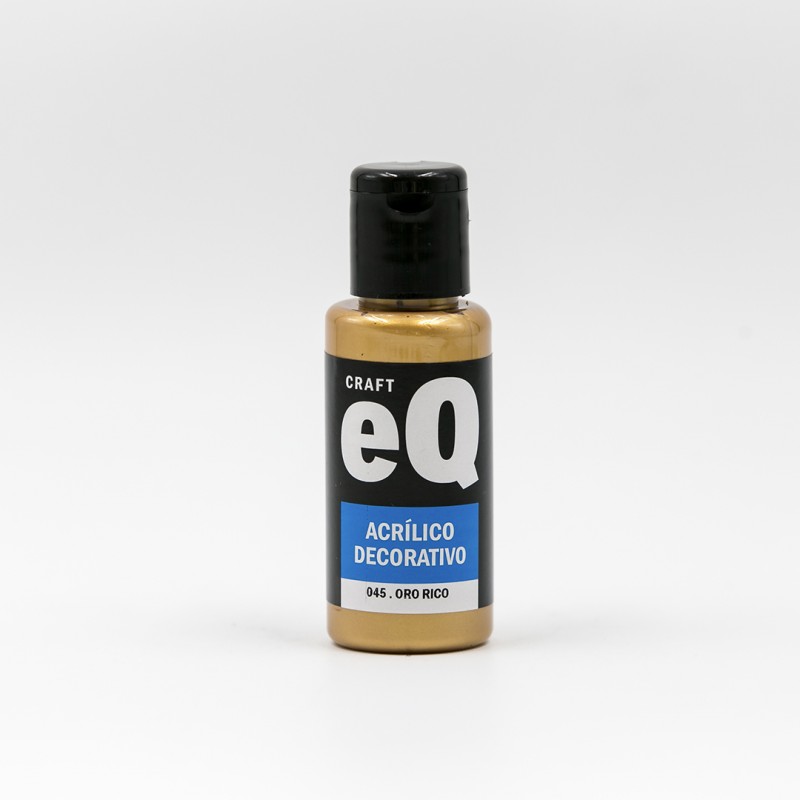 ACRILICO EQ DECORATIVO X50CC. 045 ORO RICO ACRILICO EQ DECORATIVO X50CC. 045 ORO RICO