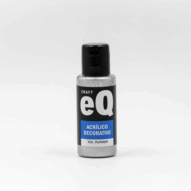 ACRILICO EQ DECORATIVO X50CC. 010 PLATEADO ACRILICO EQ DECORATIVO X50CC. 010 PLATEADO