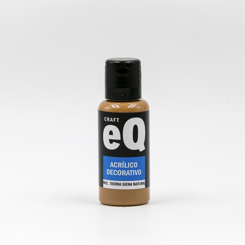 ACRILICO EQ DECORATIVO X50CC. 802 TIERRA SIENA NATURAL ACRILICO EQ DECORATIVO X50CC. 802 TIERRA SIENA NATURAL