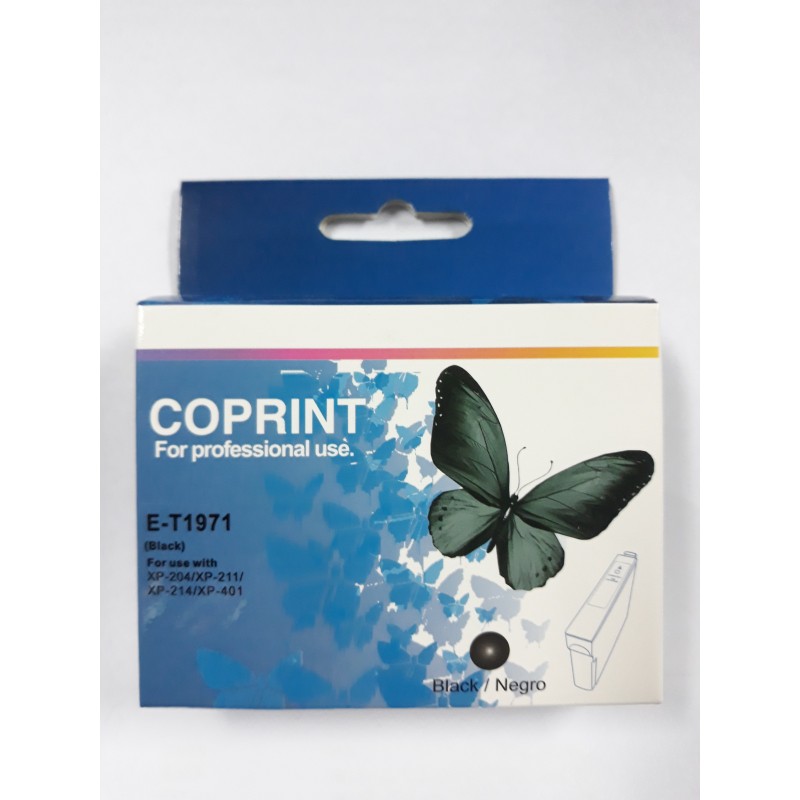 Cartucho de tinta Coprint Epson 197 Negro