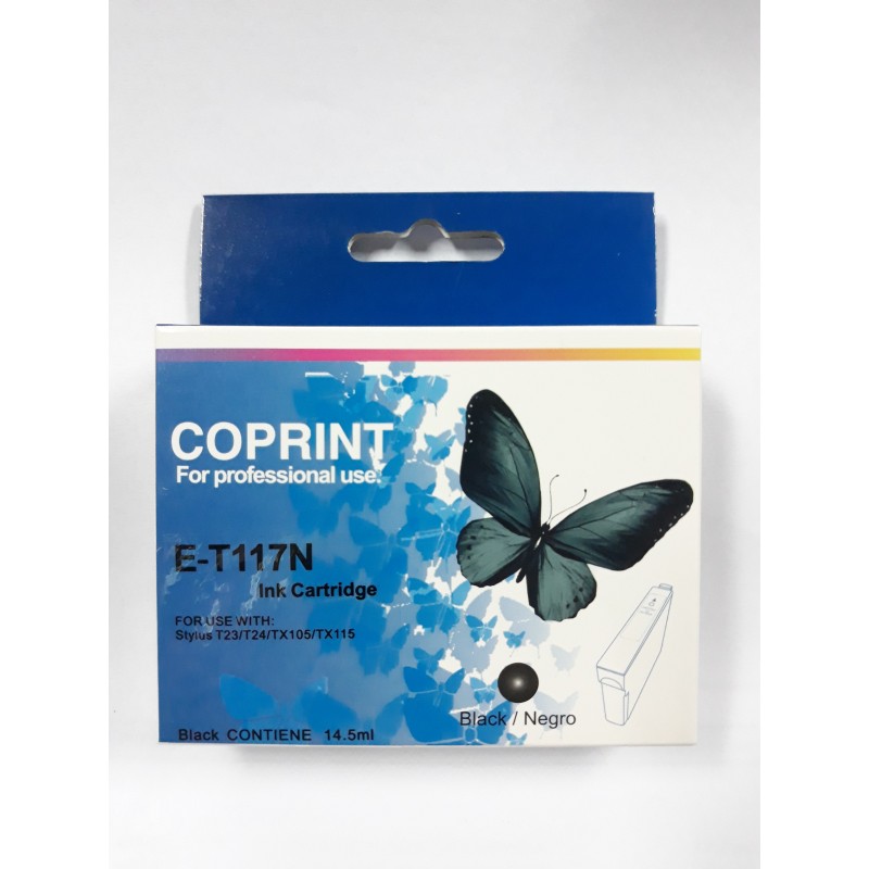 Cartucho de tinta Coprint Epson 117 Negro Cartucho de tinta Coprint Epson 117 Negro