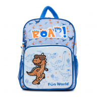 MOCHILA FW 202170 FUN WORLD KINDER 12" ROAR BLUE BACK