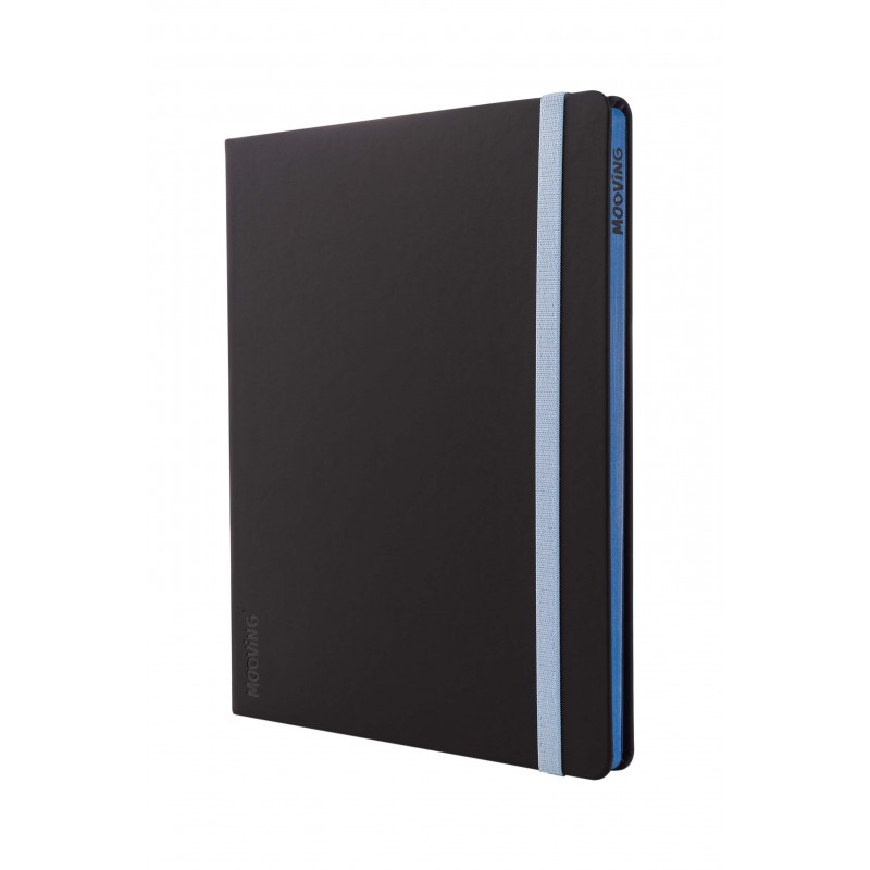 CUADERNO MOOVING 1252132 19X24 NOTES T/DURA NEGRO LISO