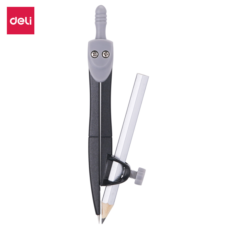 COMPAS DELI METALICO C/PORTALAPIZ EN ESTUCHE COMPAS DELI METALICO C/PORTALAPIZ EN ESTUCHE