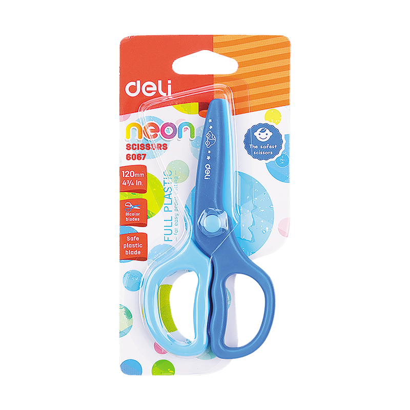 TIJERA DELI 6067 COMIKO ESCOLAR PLASTICA 12CM TIJERA DELI 6067 COMIKO ESCOLAR PLASTICA 12CM