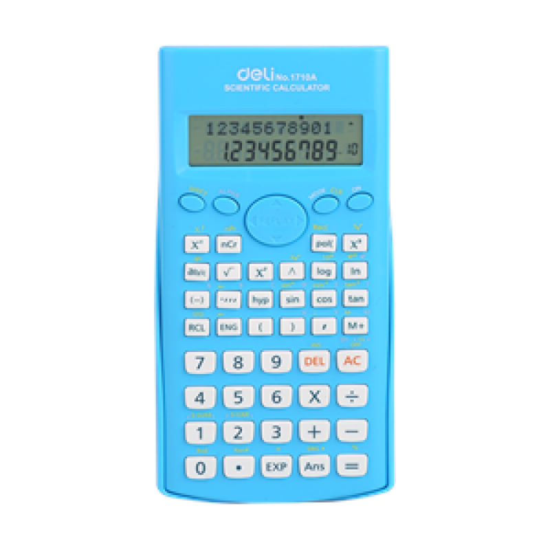 CALCULADORA CIENTIFICA DELI CORE 1710 240 FUNC. CELESTE