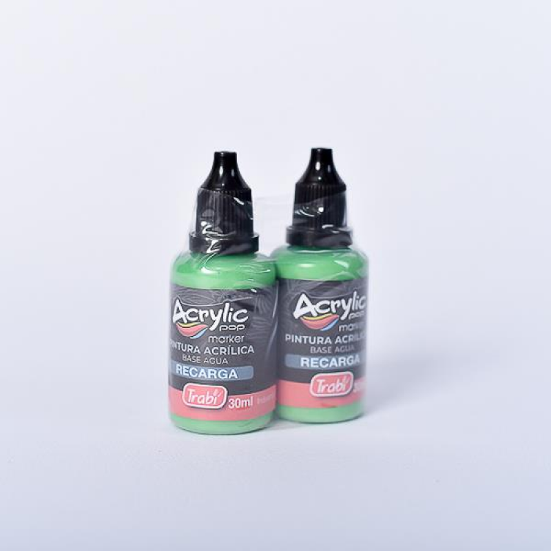 TINTA TRABI RECARGA CHALK GLASS X 30ML. VERDE