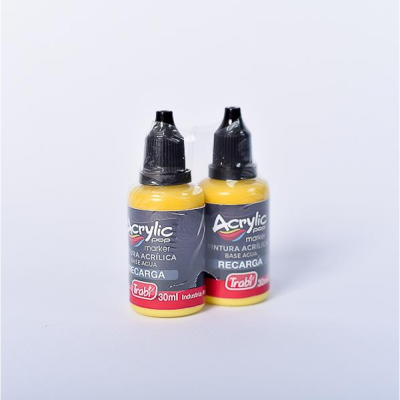 TINTA TRABI RECARGA CHALK GLASS X 30ML. AMARILLO TINTA TRABI RECARGA CHALK GLASS X 30ML. AMARILLO