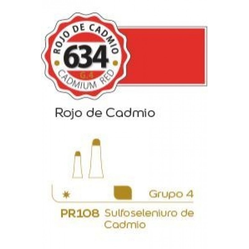 OLEO ALBA 634 18 ML ROJO CADMIO