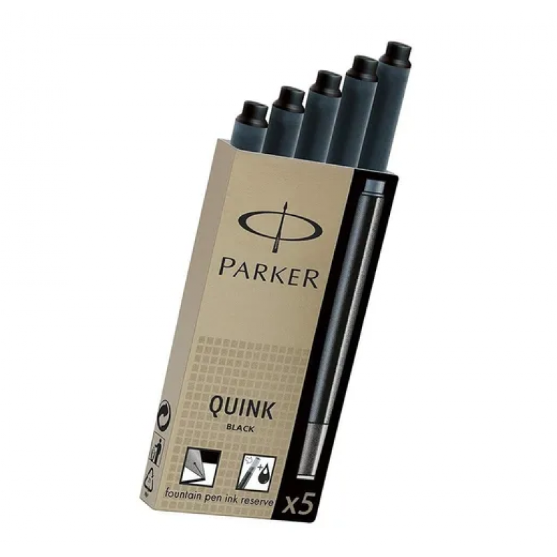 CARTUCHO PARKER X 5 NEGRO CARTUCHO PARKER X 5 NEGRO