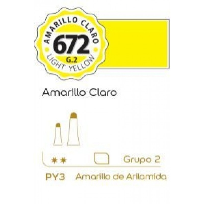 OLEO ALBA 672 60 ML AMARILLO CLARO OLEO ALBA 672 60 ML AMARILLO CLARO