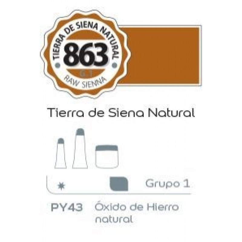 ACRILICO ALBA 863 18 ML TIERRA SIENA NATURAL ACRILICO ALBA 863 18 ML TIERRA SIENA NATURAL