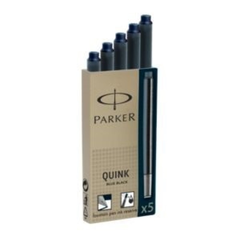 CARTUCHO PARKER X 5 AZUL/NEGRO CARTUCHO PARKER X 5 AZUL/NEGRO