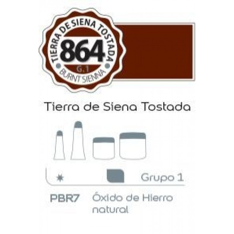 ACRILICO ALBA 864 18 ML TIERRA SIENA TOSTADA ACRILICO ALBA 864 18 ML TIERRA SIENA TOSTADA