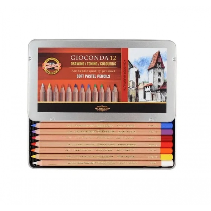 LAPICES KOH I NOOR GIOCONDA SOFT PASTEL X 12 LAPICES KOH I NOOR GIOCONDA SOFT PASTEL X 12