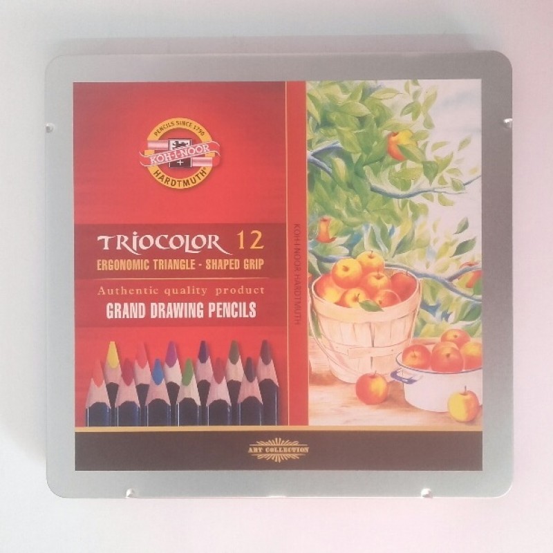 LAPICES KOH I NOOR TRIOCOLOR X 12 UNID LAPICES KOH I NOOR TRIOCOLOR X 12 UNID