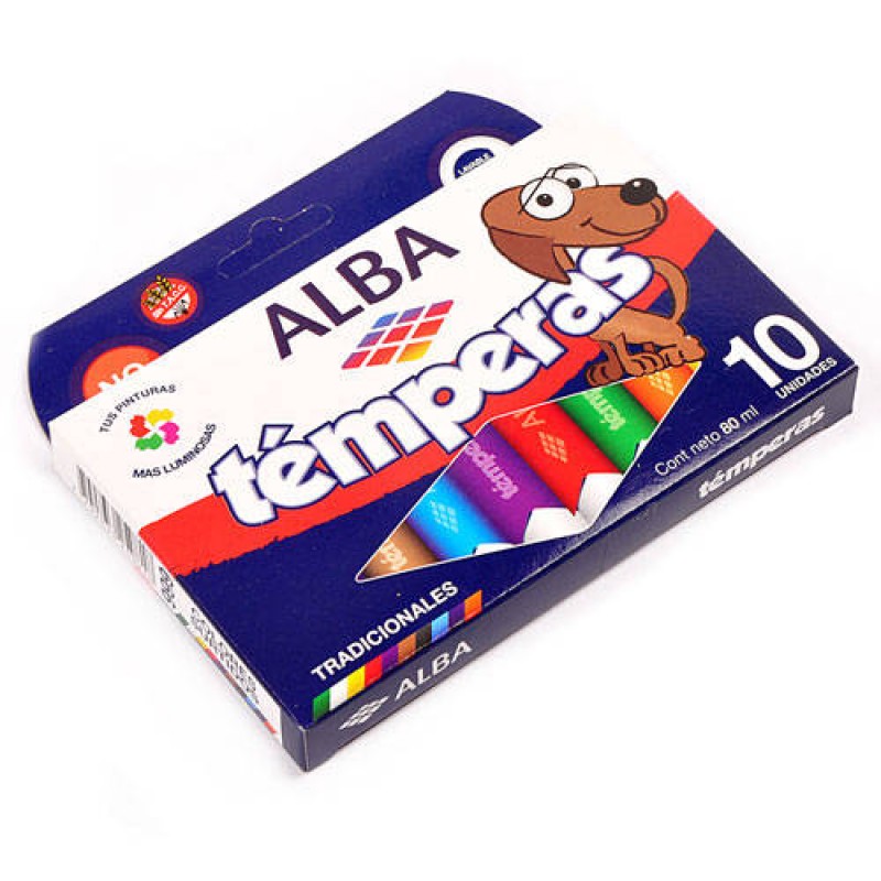 TEMPERA ALBA 8CC X 10 SURTIDO TEMPERA ALBA 8CC X 10 SURTIDO