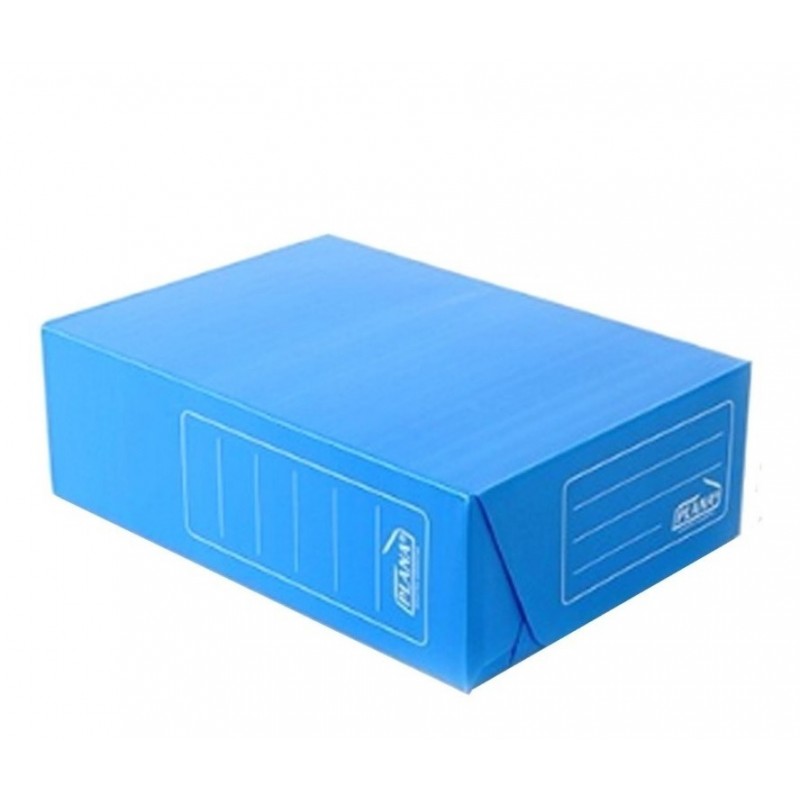 Caja de archivo Plana oficio azul