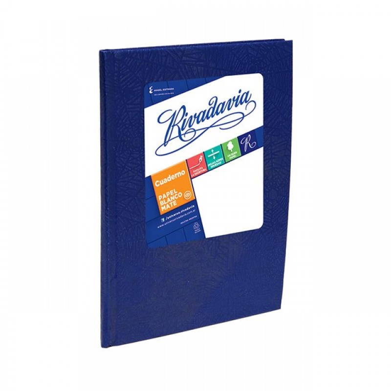 CUADERNO RIVADAVIA 50HJS AZUL