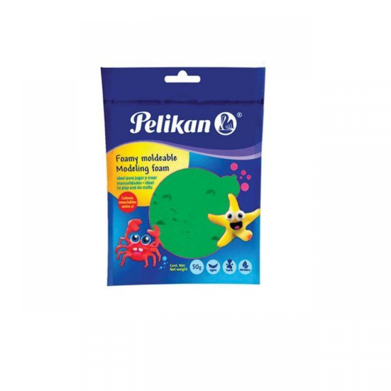 FOAMY MOLDEABLE PELIKAN 50 GR VERDE OSCURO FOAMY MOLDEABLE PELIKAN 50 GR VERDE OSCURO