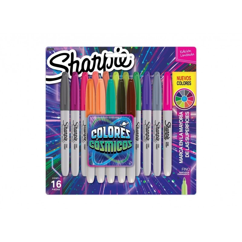 SET SHARPIE COSMICOS X 16 UNID. SET SHARPIE COSMICOS X 16 UNID.