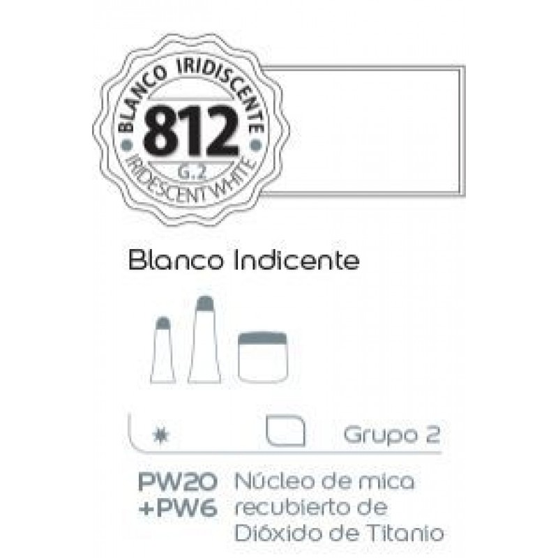 ACRILICO ALBA 812 18 ML BLANCO IRIDISCENTE ACRILICO ALBA 812 18 ML BLANCO IRIDISCENTE