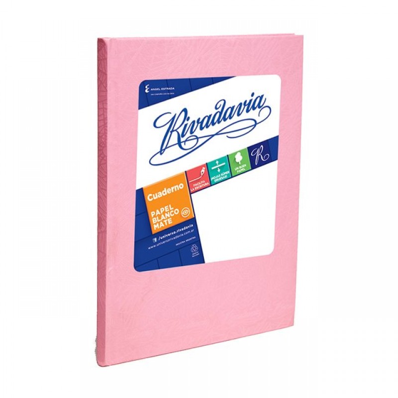 CUADERNO RIVADAVIA 50HJS ROSA