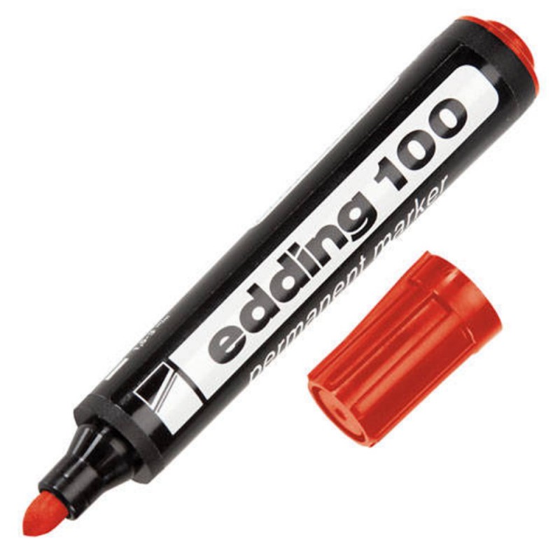 Marcador Edding 100 Rojo Marcador Edding 100 Rojo