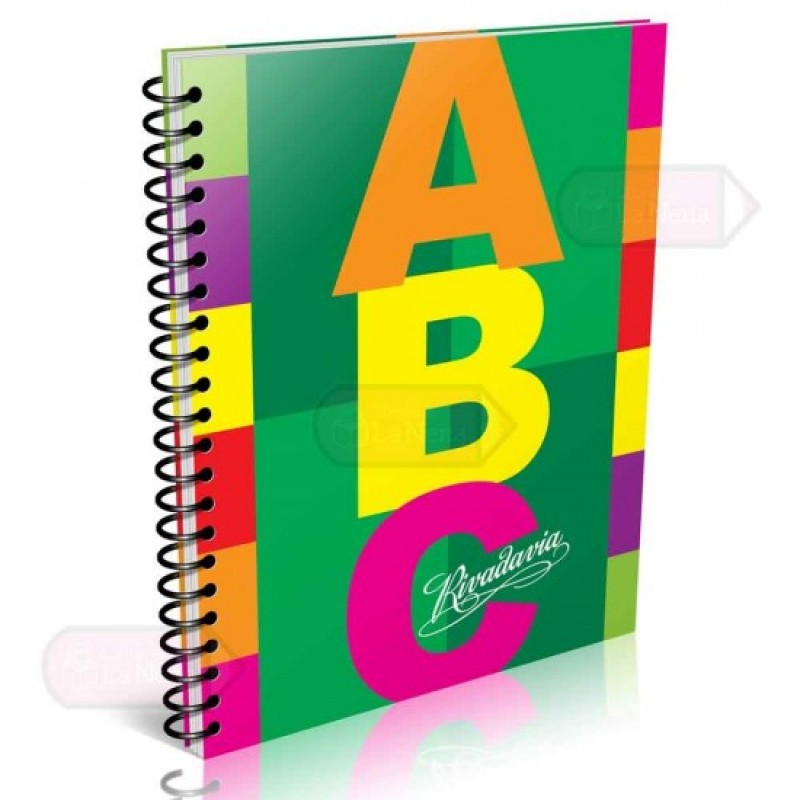 CUADERNO RIVADAVIA ABC 60HJS ESPIRAL S/F CUADERNO RIVADAVIA ABC 60HJS ESPIRAL S/F