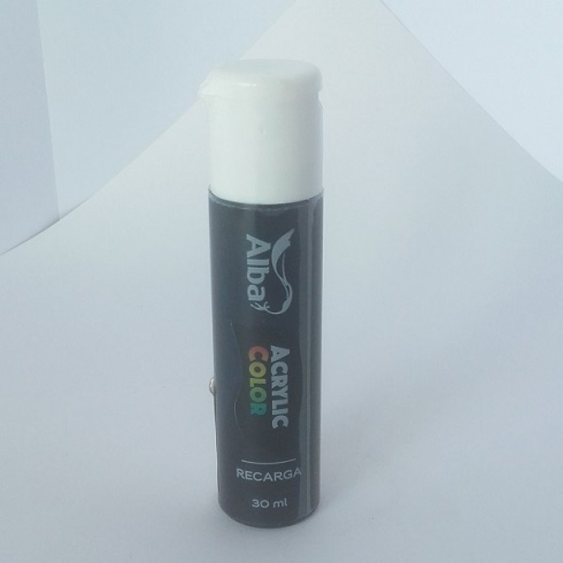 TINTA ALBA RECARGA ACRYLIC NEGRO 30 ML TINTA ALBA RECARGA ACRYLIC NEGRO 30 ML