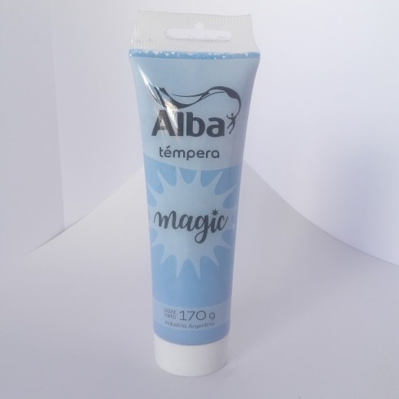 TEMPERA ALBA MAGIC X 170GR CELESTE TEMPERA ALBA MAGIC X 170GR CELESTE