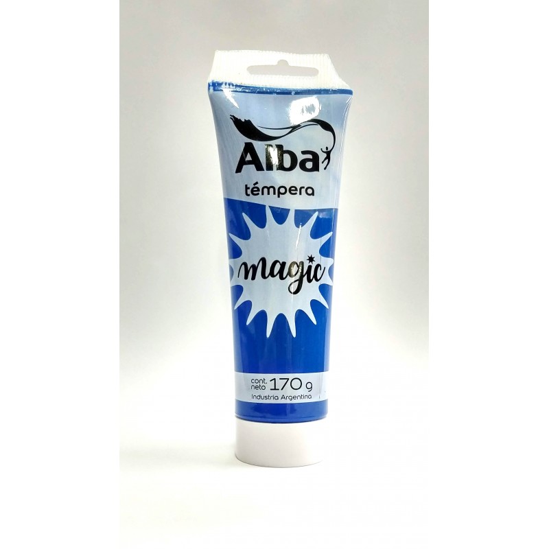 TEMPERA ALBA MAGIC X 170GR AZUL TEMPERA ALBA MAGIC X 170GR AZUL