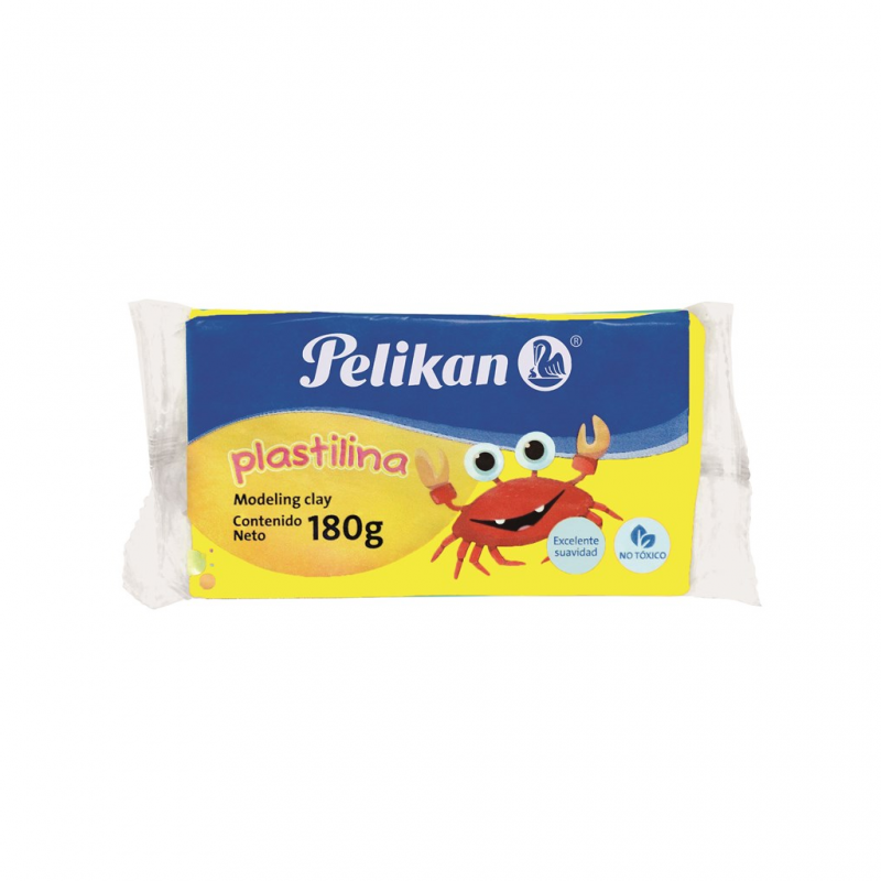 PLASTILINA PELIKAN 180G AMARILLO NEON