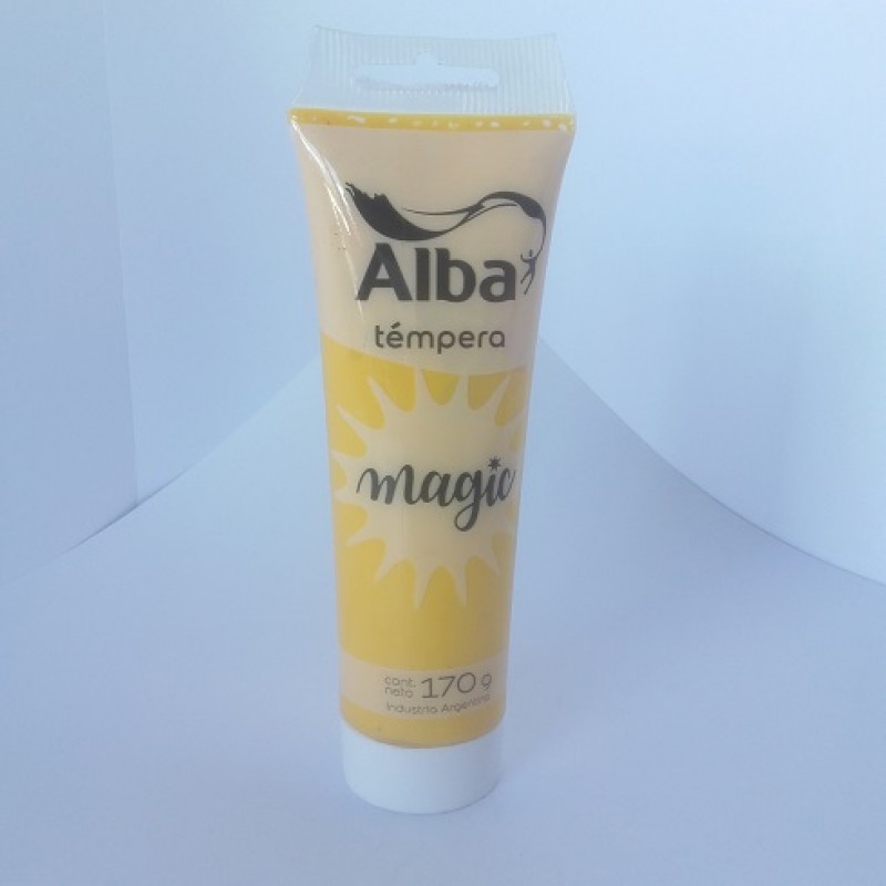 TEMPERA ALBA MAGIC X 170GRS AMARILLA TEMPERA ALBA MAGIC X 170GRS AMARILLA