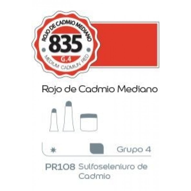 ACRILICO ALBA 835 18 ML ROJO CADMIO ACRILICO ALBA 835 18 ML ROJO CADMIO