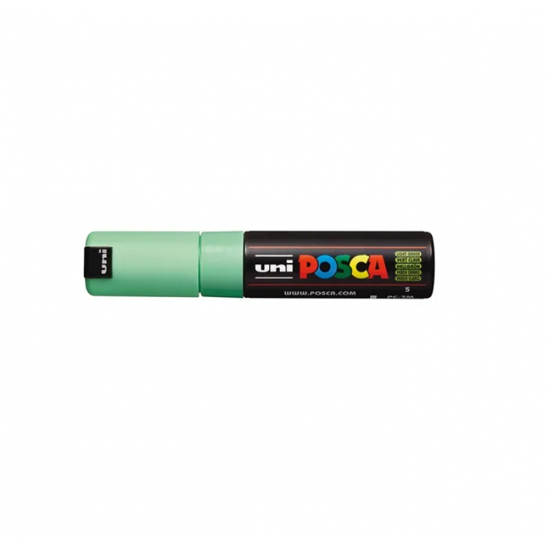 MARCADOR UNI POSCA PC-7M PTA. REDONDA 5MM VERDE CLARO