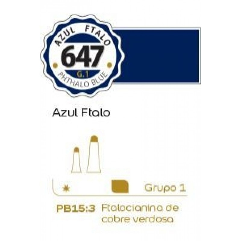 OLEO ALBA 647 18 ML AZUL FTALO OLEO ALBA 647 18 ML AZUL FTALO